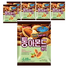 오리온 통아몬드 캔디, 90g, 6개