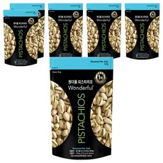 원더풀피스타치오 무염, 150g, 6개