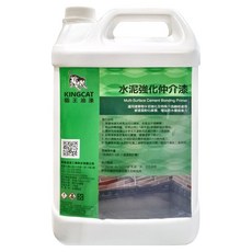 KINGCAT 貓王油漆 水泥強化仲介漆 K1-101 1加侖, 牆面強化, 避免龜裂, 提升接著力, 1桶
