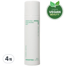 이니스프리 그린티 히알루론산 미스트, 150ml, 4개