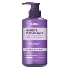 쿤달 허니 앤 마카다미아 헤어 트리트먼트 아카시아모링가향, 500ml, 1개