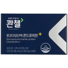 콴첼 뮤코다당단백 콘드로이친+ 60g, 60정, 1개