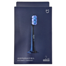 米家 電動牙刷刷頭 T700 (MES604) 2支裝, 全效超薄型 柔軟抗菌刷毛, MBS304, 1盒