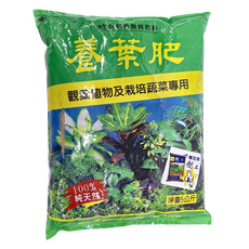 翠筠 巨園觀葉植物用肥料, 5kg, 1包