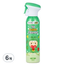 아토오겔 유아용 토이 버블 클렌저 그린 청포도향, 250ml, 6개