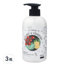 台塑生醫 Dr's Formula 私密肌淨味涼感潔淨露 佛手柑 + 蔓越莓, 330g, 3瓶