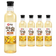백설 맛술 생강, 800ml, 5개