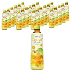 티로그 제주청귤 아이스티 녹차 제로, 500ml, 24개 24개, 500ml
