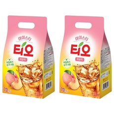TIO 桃子冰茶隨身包, 13g, 70包, 2袋
