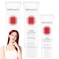 셀퓨전씨 레이저 유브이 썬스크린 50ml x 2p + 20ml 세트 SPF50+ PA++++