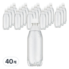 라인바싸 플레인 탄산수 무라벨, 40개, 500ml