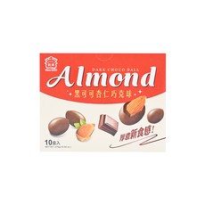 義美 黑可可杏仁巧克球 10入, 470g, 1盒