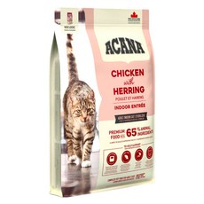 ACANA 愛肯拿 室內開胃貓糧, 放養雞肉 + 鯡魚 + 蔓越莓, 4.5kg, 1袋