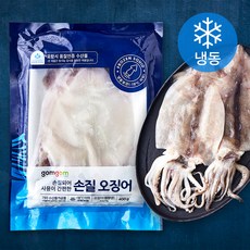 곰곰 손질 오징어 (3미), 400g,...