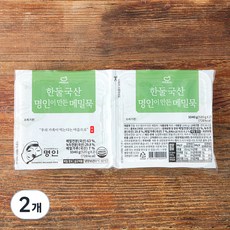 한둘 국산 명인이 만든 메밀묵 2입, 1040g, 2개