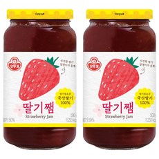 오뚜기 딸기쨈, 500g, 2개