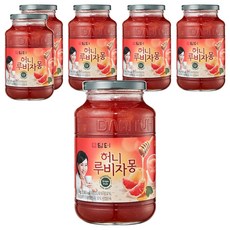 담터 허니 루비자몽, 1kg, 1개입, 6개