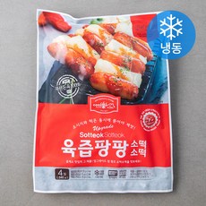 쿠즈락앳홈 육즙팡팡 소떡소떡 (냉동), 120g, 4개