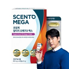 바디닥터스식물성초임계오메가3
 센토메가 초임계 알티지 오메가3 맥스 51g 60캡슐 1개