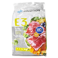 Holistic Recipe SOLUTION 耐吉斯 E3 成犬配方無穀乾飼料 大顆粒, 活力羊肉餐, 4.54kg, 1袋
