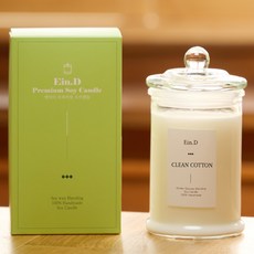 캔들백화점 핸드메이드 소이 워머전용 심지없는 캔들, 클린코튼, 370g, 1개