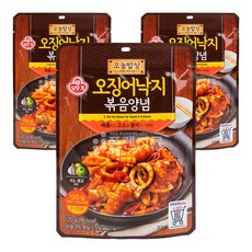 OTTOGI 不倒翁 炒魷魚料理包, 120g, 3個