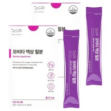 MEDIPOST Movita 液體鐵劑隨身包 30條, 300ml, 2盒