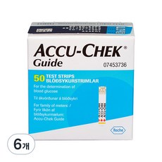 Accu-Chek 羅氏 Guide血糖測量紙, 6個, 50件