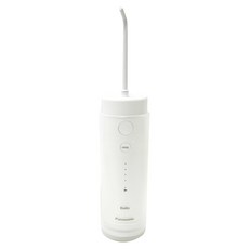 Panasonic Doltz 攜帶型沖牙機, 四段水壓調節, 強力噴射水流, 超大儲水量, EW-DJ31-W, 白色