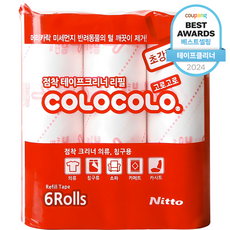고로고로 초강력 테이프클리너 리필, 6개 1팩