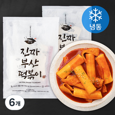 오마뎅 진짜 부산 떡볶이 (냉동), 322g, 6개