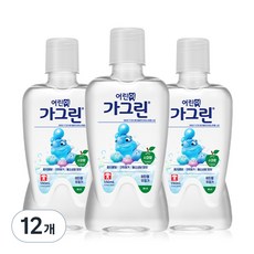 동아제약 어린이용 가그린 사과향, 550ml, 12개