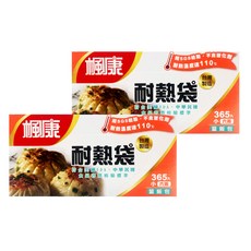 楓康 耐熱袋, 耐熱溫度-40°C~110°C, 台灣製造, 小, 365入, 2盒