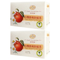 Magnet 曼寧 有機蜜蘋舒緩茶 40公克(2公克x20茶包) 有機花草茶, 2g, 20包, 2盒