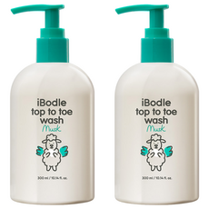아이보들 유아용 탑투토 올인원워시 머스크, 300ml, 2개 300ml, 2개