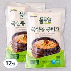 풀무원 국내산 콩비지, 300g, 12입