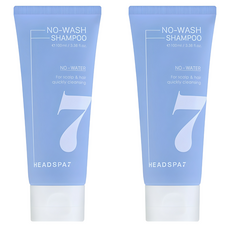 HEADSPA7 輕盈免沖洗乾洗髮乳, 100ml, 2條