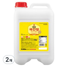 [샘표]국간장, 15L, 2개
