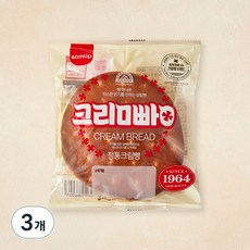 삼립 정통 크림빵, 75g, 1개입, 3개