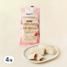 프로젝트에이치 통밀 딸기잼 한입샌드, 20g, 4개, 5개입