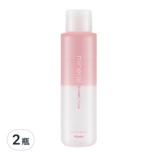 A'pieu 礦物溫和眼唇卸妝液 Set, 高效卸妝 250ml, 清爽不緊繃, 輕便瓶身設計, 2瓶