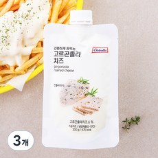 끌레베르 간편하게 짜먹는 고르곤졸라 치즈, 200g, 3개