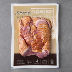 복오리 유황먹인 오리훈제 바베큐, 500g, 1개
