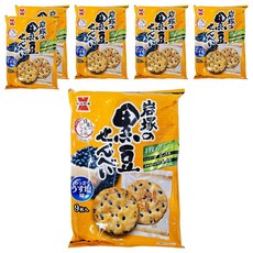 岩塚製菓 黑豆米果, 135g, 6包