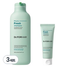 닥터포헤어 피토프레시 딥클렌징 지성샴푸 500ml + 샴푸 70ml