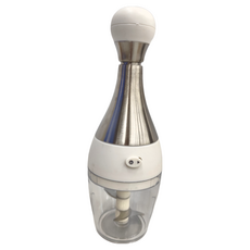PUSH! 廚房用品304不銹鋼壓蒜器 搗蒜器, D308, 1個
