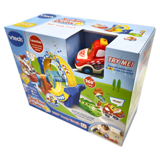 Vtech 嘟嘟聲光互動車 360度旋轉軌道組, 1盒