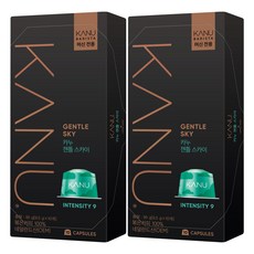 카누 젠틀 스카이 캡슐커피, 9.5g, 10개입, 2개