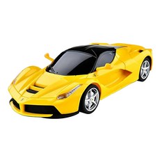 RASTAR 星輝 1:14 法拉利 Laferrari 遙控車，黃色，精緻模型，遙控操作, 1個