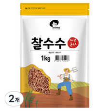 엉클탁 국산 찰수수, 1kg, 2개
